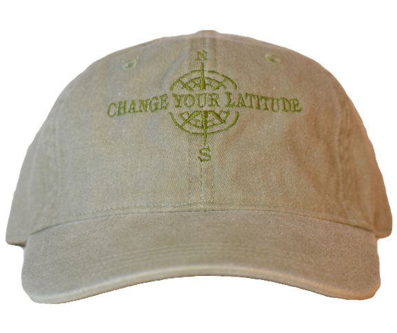 Green Embroidered Logo Cap